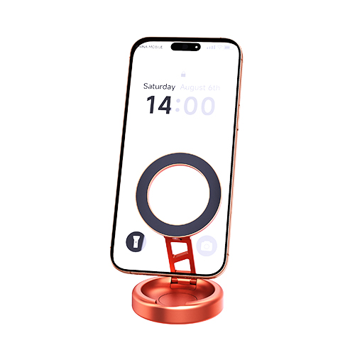 Folding portable magnetic bracket, view 3