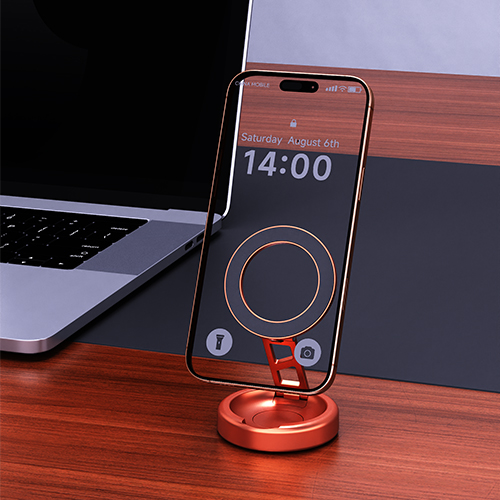 Folding portable magnetic bracket, view 4