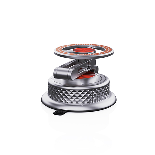 Vacuum magnetic suction rotating folding bracket, view 2