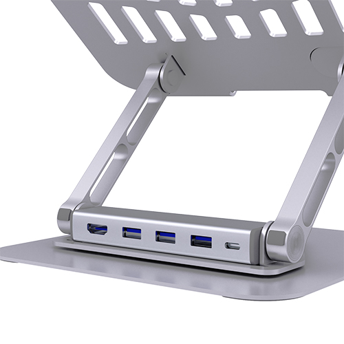 Dual-arm rotating laptop stand · SE-SC86-7