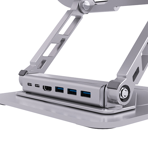 Dual-arm rotating laptop stand · SE-SC63-1