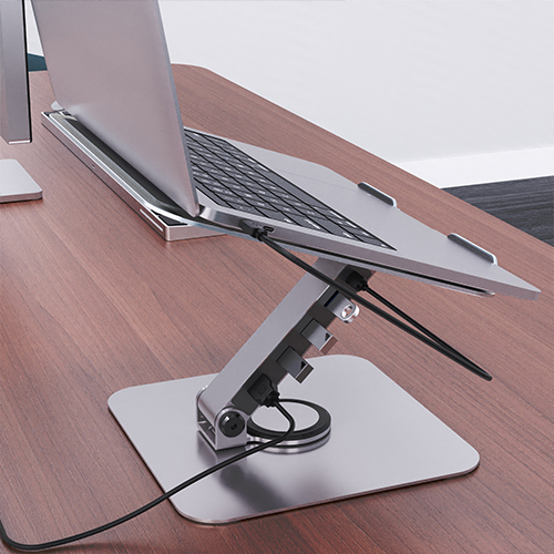 Single-arm rotating laptop stand, view 4