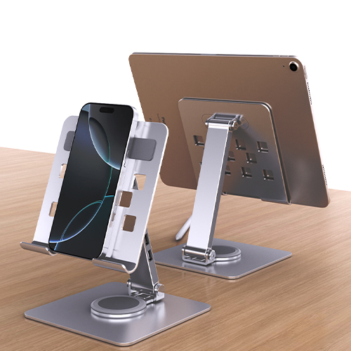Rotating folding tablet stand, view 3