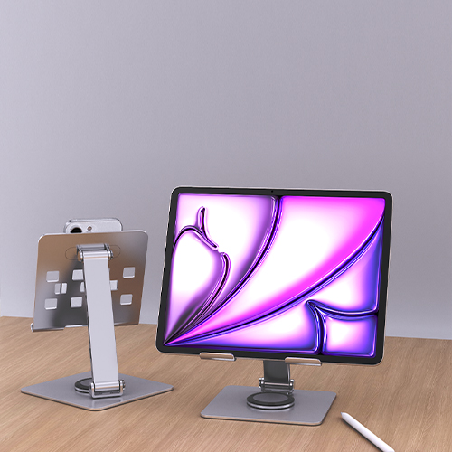 Rotating folding tablet stand, view 4