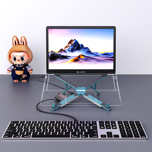 Folding portable laptop stand, view 3