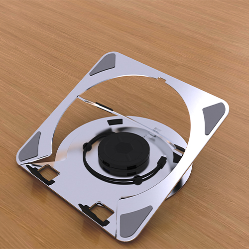 Desktop cooling laptop stand, view 2