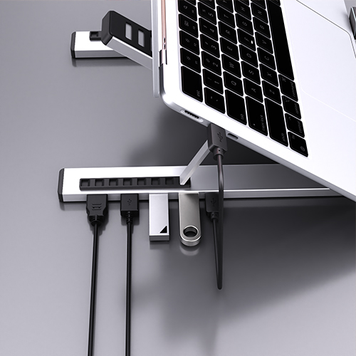 Folding portable laptop stand, view 2