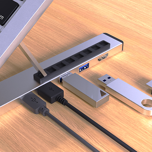 Folding portable laptop stand, view 4