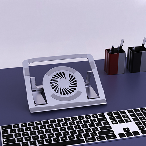 Desktop cooling gaming laptop stand, view 2