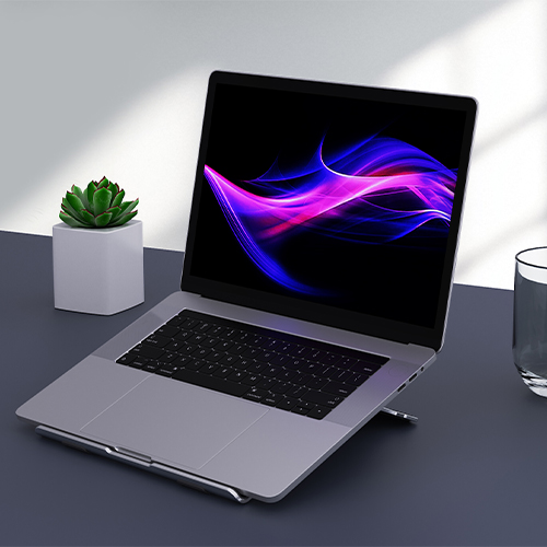 Desktop cooling laptop stand, view 4