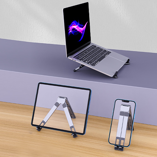 Folding portable stand, view 2