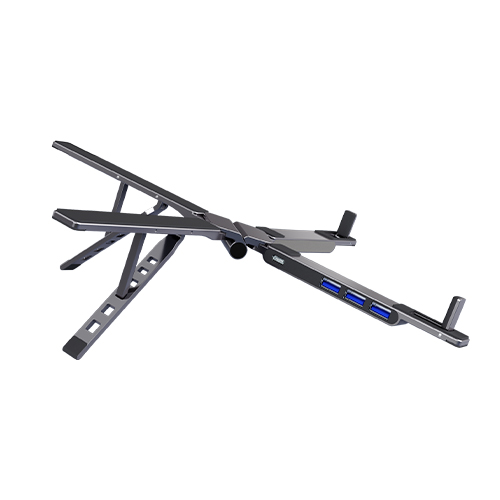 Folding portable +HUB stand · SE-SC25-2+HUB