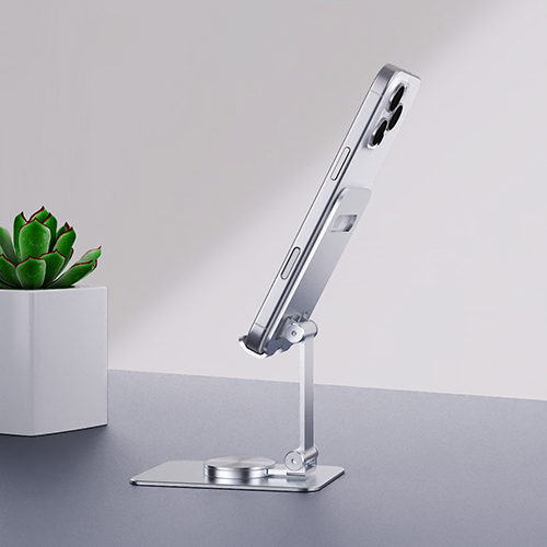 Aluminum alloy folding and rotating bracket, view 3