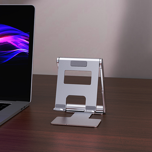 Folding portable stand, view 2