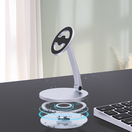 Magnetic rotating folding bracket, view 4