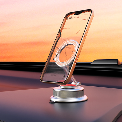 Vacuum magnetic car phone holder, view 4