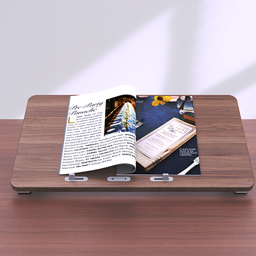 Rotating computer reading stand, view 3