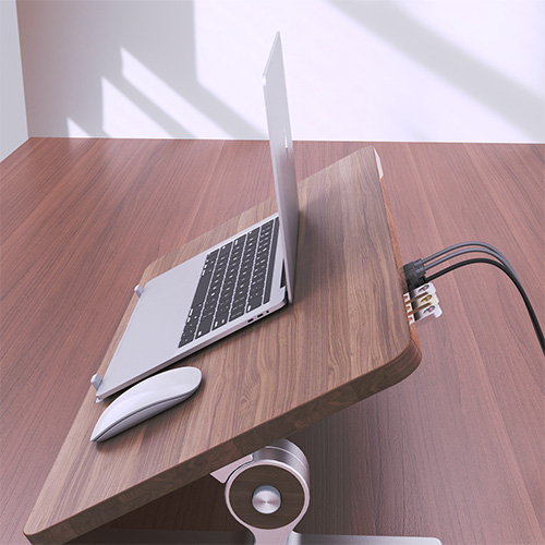 Rotating computer reading HUB reading stand, view 4