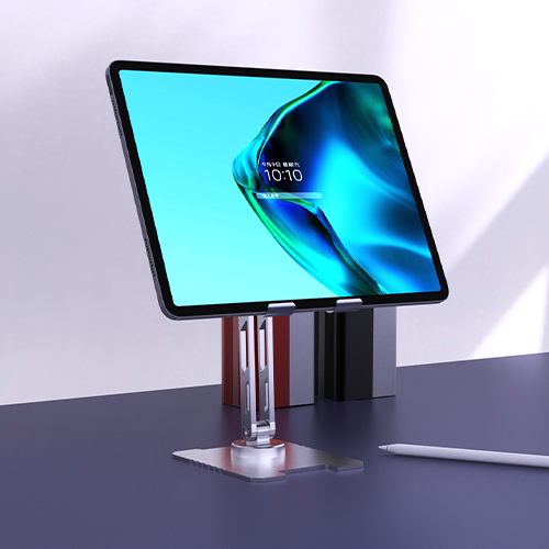 Height increasing aluminum alloy rotating bracket, view 4