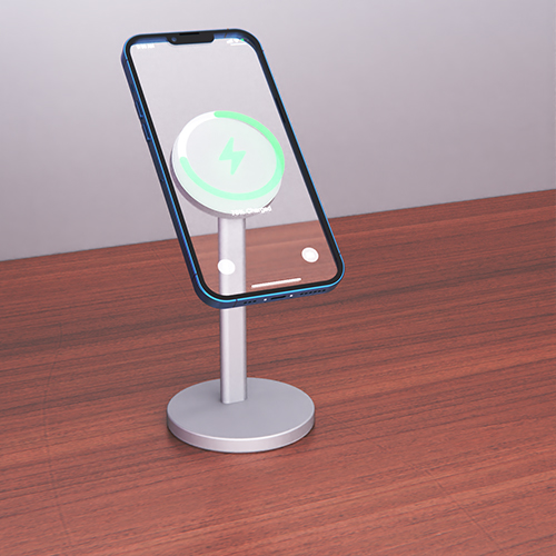 magnetic portable wireless charger, view 4